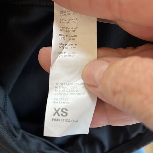 fabletics leggings size XS Gently used Black - Picture 4 of 4
